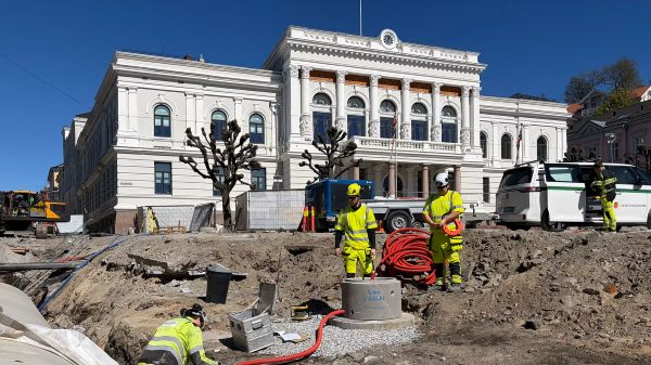 <span>Cautus Geo har etablert overv&aring;king av grunnforholdene i Skien.&nbsp;</span>