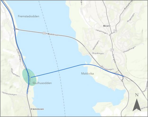 E6 Moelv-Roterud, alternativ 2.